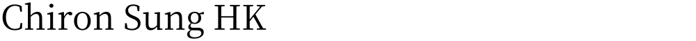 Chiron Sung HK