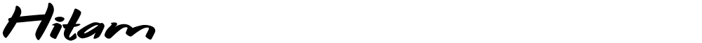 Hitam