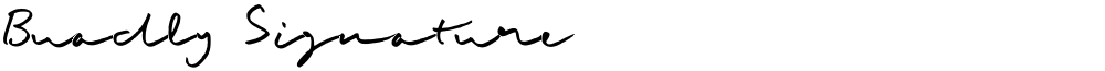 Buadly Signature