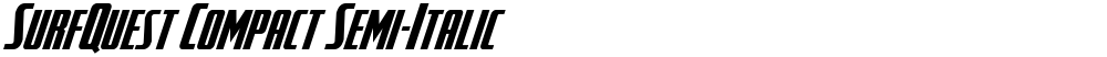 SurfQuest Compact Semi-Italic