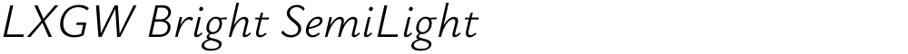 LXGW Bright SemiLight