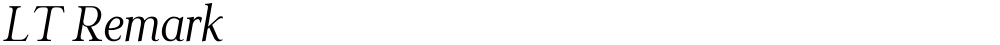 LT Remark