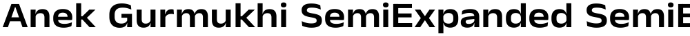 Anek Gurmukhi SemiExpanded SemiBold