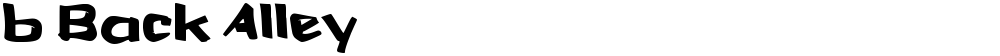 b Back Alley