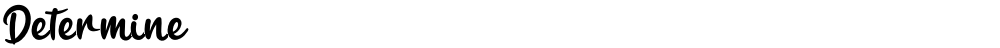 Determine