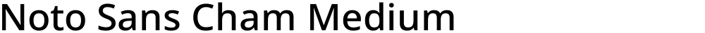 Noto Sans Cham Medium