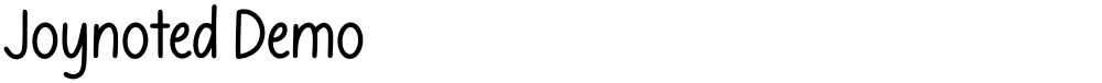 Joynoted Demo