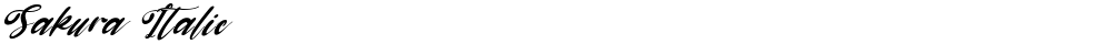 Sakura Italic