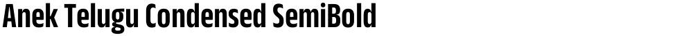 Anek Telugu Condensed SemiBold