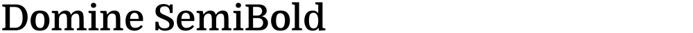 Domine SemiBold