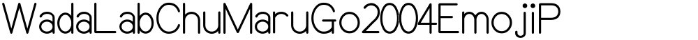 WadaLabChuMaruGo2004EmojiP