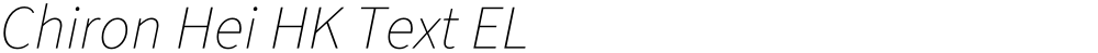 Chiron Hei HK Text EL
