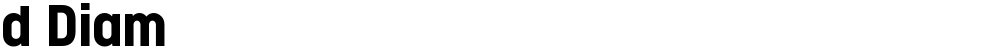 d Diam