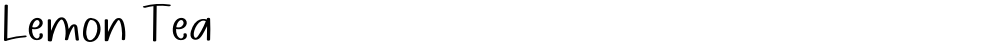 Lemon Tea