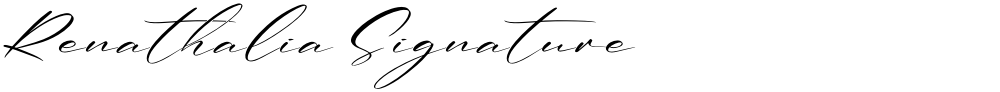 Renathalia Signature