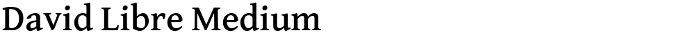 David Libre Medium
