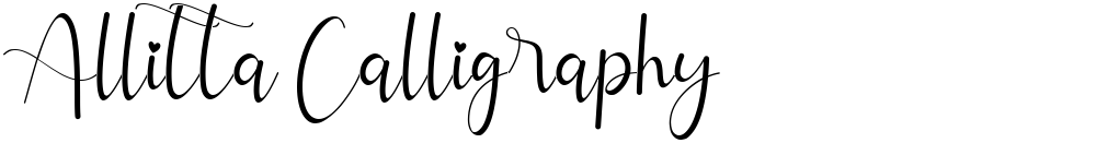 Allitta Calligraphy