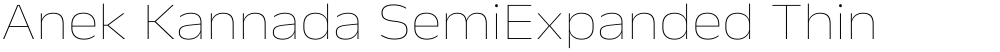 Anek Kannada SemiExpanded Thin