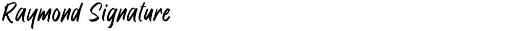Raymond Signature