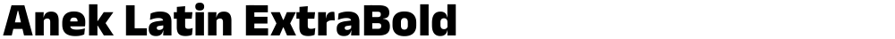 Anek Latin ExtraBold