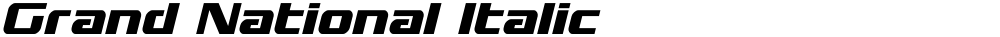 Grand National Italic