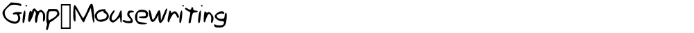 Gimp_Mousewriting