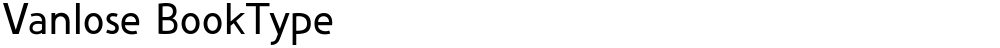 Vanlose BookType