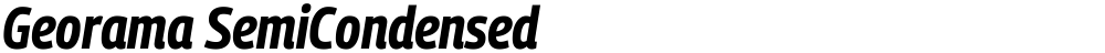 Georama SemiCondensed