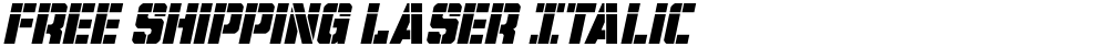 Free Shipping Laser Italic