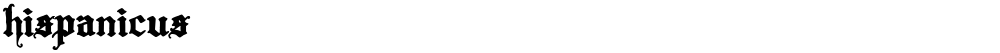 Hispanicus
