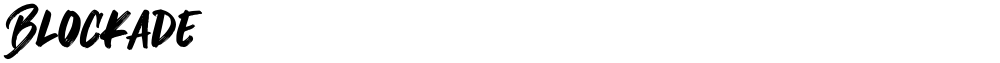 Blockade