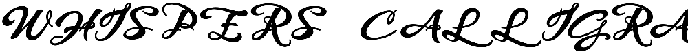WHISPERS CALLIGRAPHY_DEMO_sinuous_BOLD