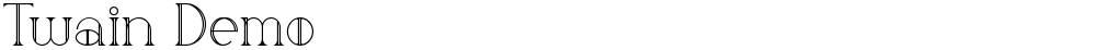 Twain Demo