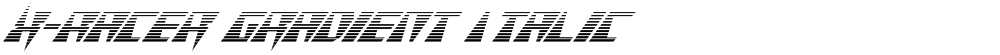 X-Racer Gradient Italic