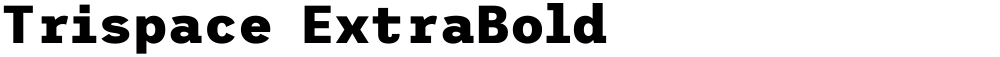 Trispace ExtraBold