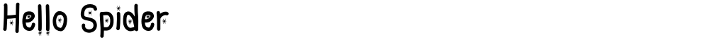 Hello Spider