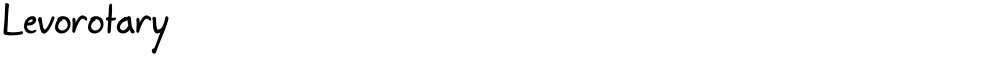Levorotary