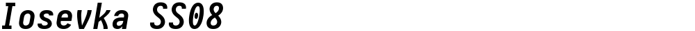 Iosevka SS08