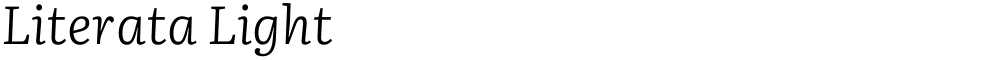 Literata Light