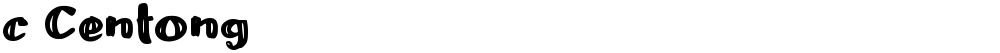 c Centong