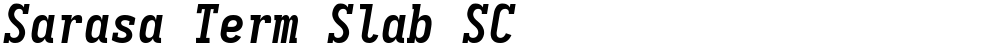 Sarasa Term Slab SC