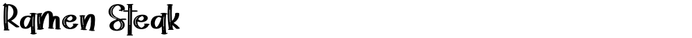 Ramen Steak