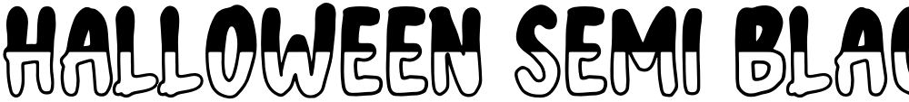 Halloween semi black