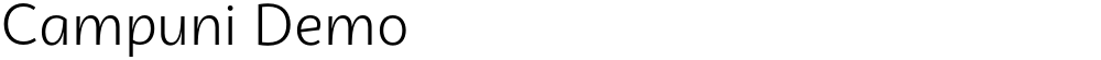 Campuni Demo