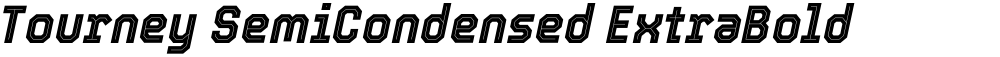 Tourney SemiCondensed ExtraBold