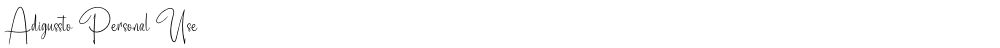 Adigussto Personal Use