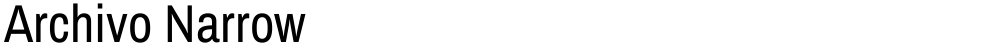 Archivo Narrow