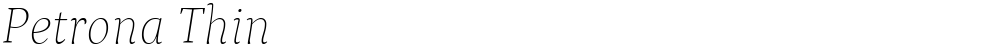 Petrona Thin