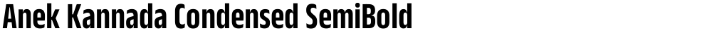 Anek Kannada Condensed SemiBold