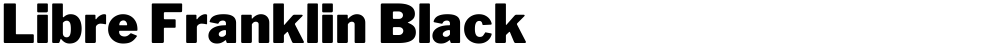 Libre Franklin Black